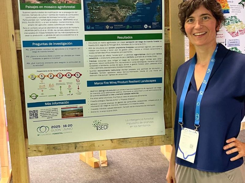 Fire Wine, al Congrés Forestal Espanyol 2025